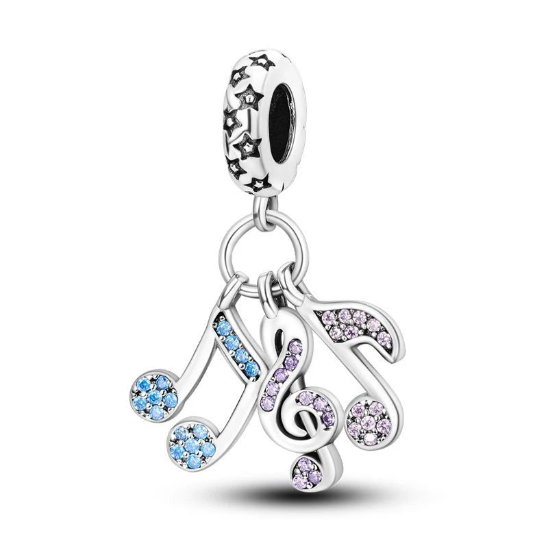 Charms Fit Pandora 925 Silver Original Bracelet Luminous Firefly Butterfly Turtle Feather Blue Eyes Beads DIY Daily Jewelry Gift